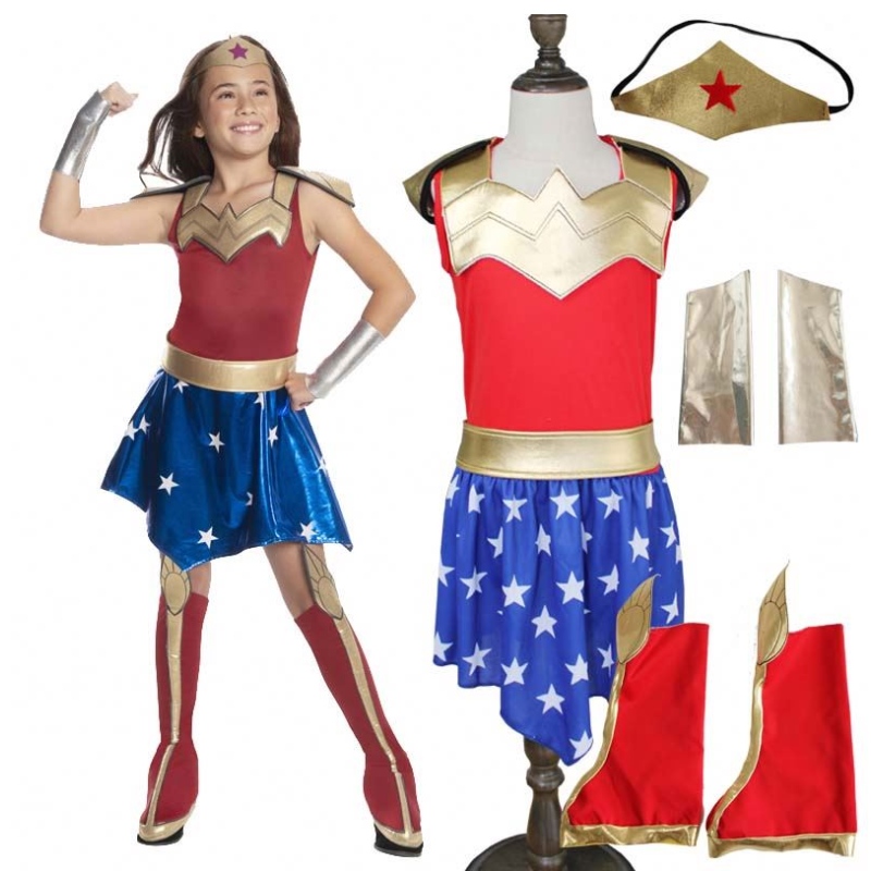 Trang phục trẻ em siêu cosplay mặc quần áo siêunữ siêunữ
