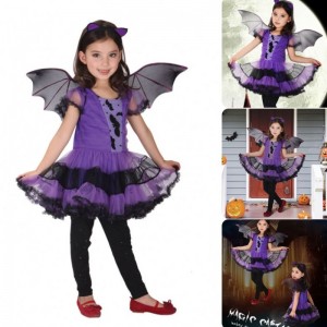 Trang phục Halloween cho trẻ em bé gái Phù thủy Phù thủy Cô gái Cosplay Carnival Party Princess Fancy Dress Up quần áo