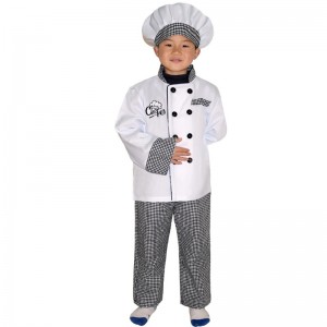 Phong cách mới Trẻ em Chef Trang phục Halloween Party Cosplay Vai trò bộ trang phục của cô gái