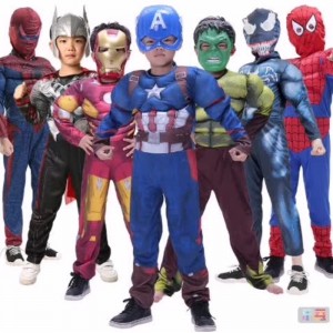 Thời trang Cool American Movie Super Hero Cosplay Trang phục cho trẻ em ý tưởng