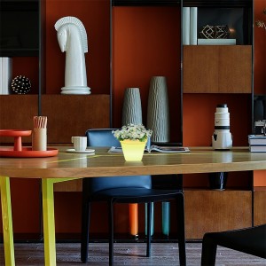 RGB thay đổi màu đèn LED POT BAN Đèn điều khiển Touch Touch, hiện đại PE PE PEN POT POT LED Đèn bàn với đế gỗ rắn cho phòng khách/bedroom/office