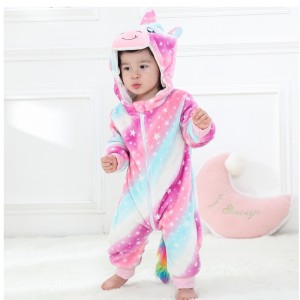 Quần áo trẻ sơ sinh 100% Cotton Animal Panda Boy Boy Rompers Hooded Animal Baby Kids \\\\ \'Rompers một mảnh
