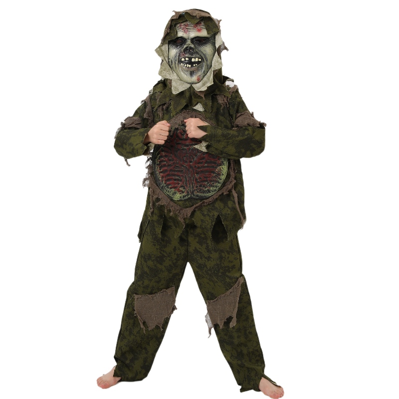 Trang phục Halloween của Kid Cosplay Coy Monster Trang phục Bộ trang phục kinh dị Quần áo Zombie