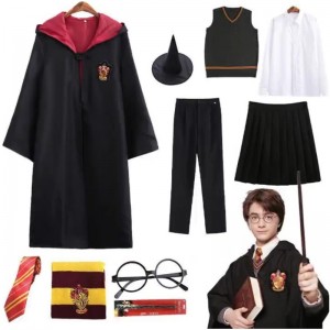 2022 Nóng bán trang phục cosplay Harry trẻ em và áo choàng thợ gốm dành chongười lớn cho trang phục tiệc Halloween