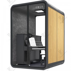 Mô phỏng thiết bị trưng bày phòng thu thép lạnh Phòng làm việc âm thanh Phòng trụ gọi điện thoại Booth Luyện Ngục