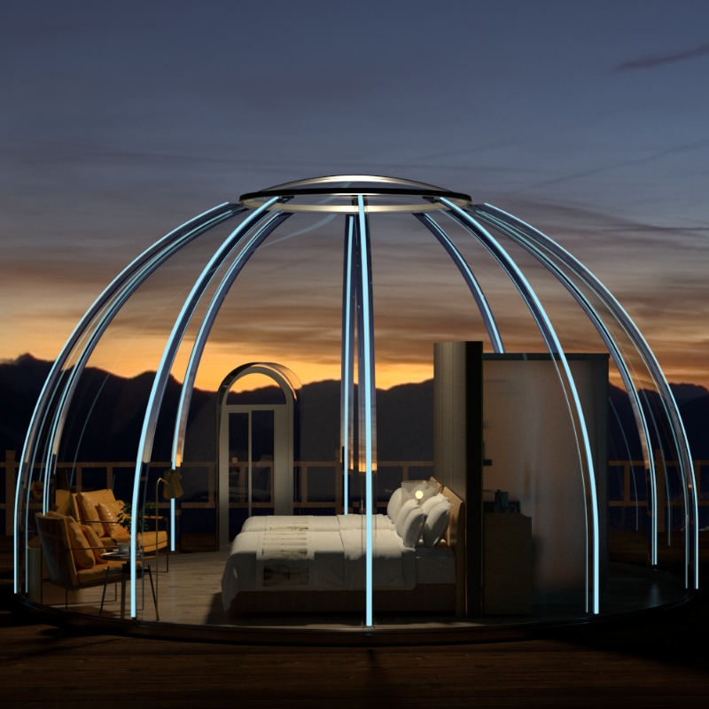 6 Meters Luxury trong lều của mái vòm địa cố ở ngoài trời lều cắm trại ngoài trời cho khách sạn resort Hotel, Cắm trại, Outdoor