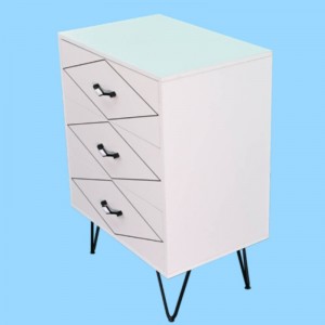 Nhà máy may mắn Tùy chỉnh tủ đồ ngủ MDF Nhà mặc kệ mái nhà