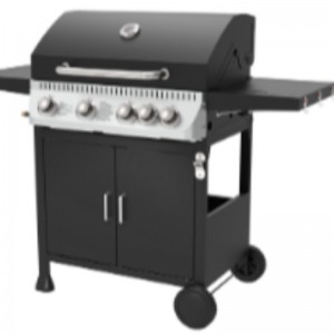 2022 New Modern High chất lượng Lò nướng ngoài vườn Burner Gas Grills với Trolley Smookey Barber Grill.