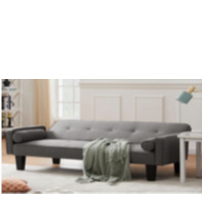 Ghế sofa bằng vải bằng gỗ rắn sofa giường sofa