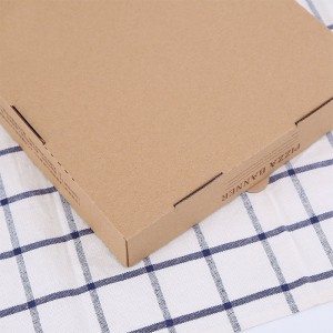 7/9/12 inch Hộp pizza hình chữnhật Trung Quốc, hộp tùy chỉnh phân hủy sinh học cho pizza
