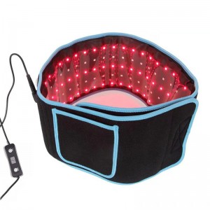 Thiết bị đai đèn đỏ LED mới cho cơ thể có thể đeo màu đỏ sâu 660nm và gần hồngngoại 850nm với bộ đếm thời gian cho cơ thể giảm đau vai, khớp vai, eo