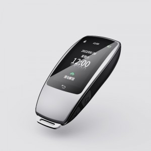 Khóa xe điều khiển từ xa thông minh,nâng cấp mụcnhập không cần chìa khóa tương thích với động cơ khởi động đẩy, màn hình LCD Khóa tự động mở khóa