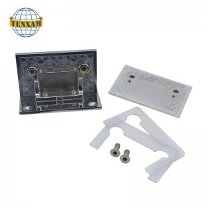 Clip thủy tinh vuông hai mặt