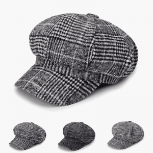 Phụnữ Beret Newsboy Mat French Mũ cổ điển Mũ mùa đông mùa thu