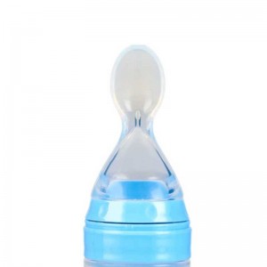 100% thực phẩm lớp silicon silicon vắt gạo bột cho bé ăn chai silicone trẻ em cho ăn trái câynúm vú
