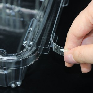 8/16/24/32/46/64/128 oz hộp đựng rõ ràng