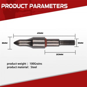 Elongarrow 150002 100grain Archery Arrowheads cho mũi tên carbon