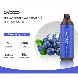 AVCOOO Thiết bị vape có thể sạc lại 8000 puffs