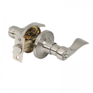 7306 Đòn bẩy cửa riêng tư Niken, Cổ điển theo kiểu sóng Nội thất tay cầm Keyless cho phòng tắm phòngngủ