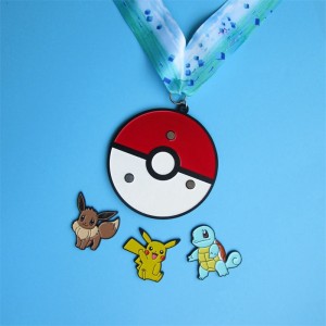 Huy chương kim loại huy chương hoạt hình dễ thương để bán