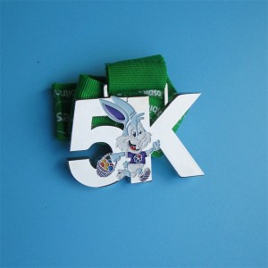 Huy chương thể thao kim loại Huy chương tùy chỉnh đua cho trẻ em thiết kế dễ thương Huy chương trẻ em