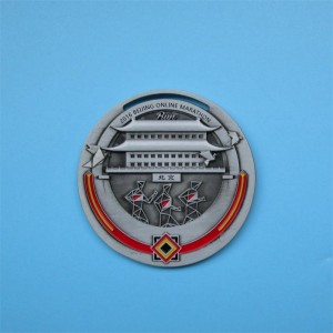Logo tùy chỉnh Thiết kế đồ cổ 3D Metal Medal Medal Marathon Huy chương Huy chương 2016