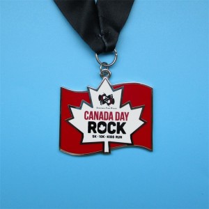 Huy chương tráng men bằng kim loại vàng bằng vàng huy chương đồng đầy màu sắc