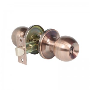 2501 Núm cửa riêng tư cho phòngngủ và phòng tắm, khóa cửa không khóanội thất- đồng cổ