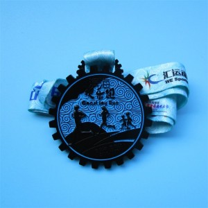 Giải thưởng Marathon chạy Huy chương thể thao kim loại tùy chỉnh