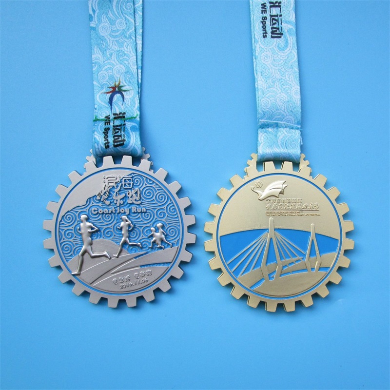 Giải thưởng thiết kế thiết kế thiết kế Huy chương thể thao bằng kim loại 3D Huy chương thể thao tùy chỉnh Huy chương thể thao