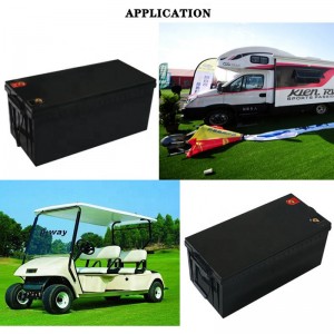 Pin lithium LIFEPO4 có thể sạc lại 12V 36V 48V 100Ah 180Ah 300Ah Chu kỳ sâu cho xe điện