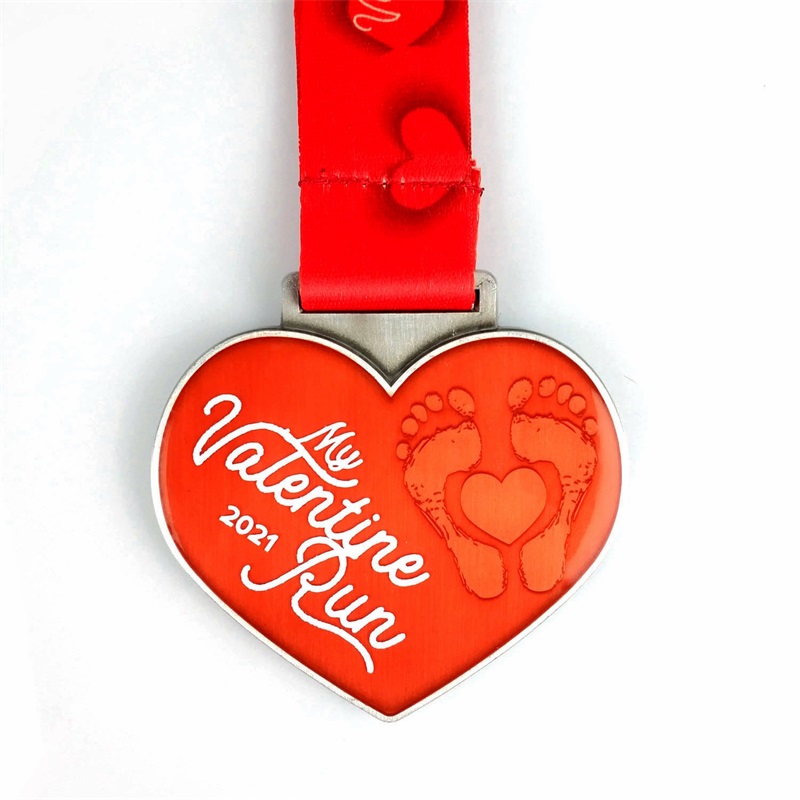 Quà tặng Huy chương chạy cho kỳnghỉ cho các huy chương chạy trongngày của Valentine