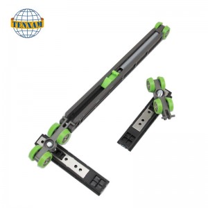 Thép không gỉ trượt con lăn treo bánh xe