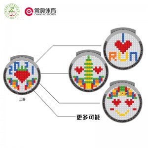 Huy chương và ruy băng Huy chương Lego vuinhộn để bơi lội thể dục bóng chuyền chạy