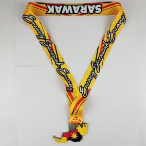 Nhà sản xuất huy chương GAG Giải thưởng Danh dự được cánhân hóa Bản đồ huy chương mạ vàng 3D của Huy chương Thành phố