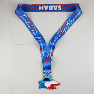 Huy chương kỷniệm Bản đồ đúc hợp kim kẽm cho các giải thưởng sự kiện của công ty thành phố