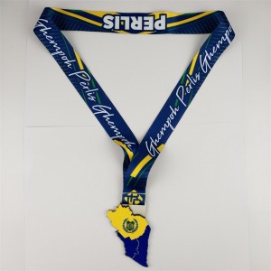 Nhà sản xuất huy chương GAG Thiết kế kim loại Huy chương Thành phố Quốc gia 3D Vàng