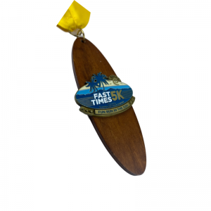 Huy chươngnhà máy Gag tùy chỉnh Huy chương gỗ tùy chỉnh Huy chương marathon bằng gỗ với logo khắc laser