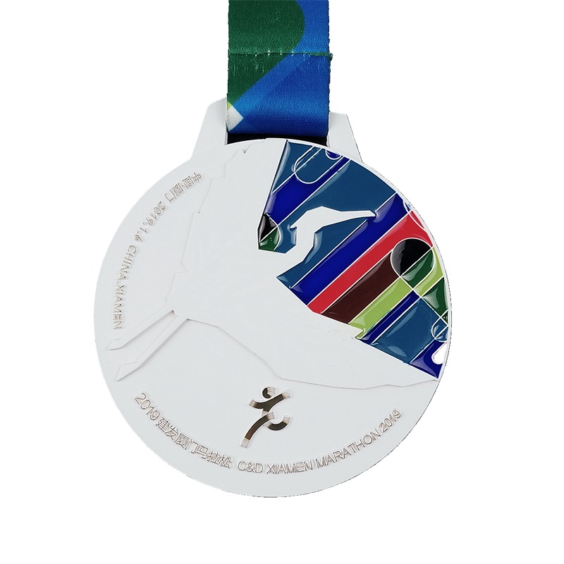 Giải thưởng kim loại vàng 3d marathon chạy huy chương thể thao màu sắc huy chương UV