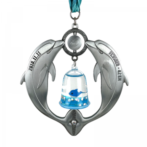 Huy chương cổ Rebin Thiết kế Vàng Vàng Vòng tròn Charm