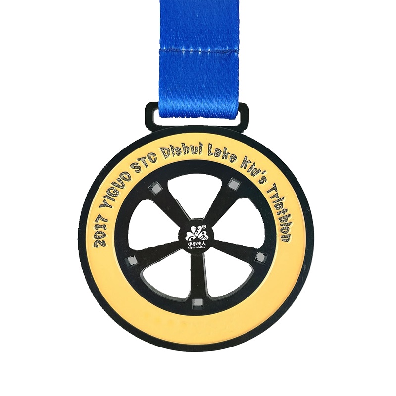 GAG Custom Metal Engraved Cool Sport Medal Medal Triathlon Huy chương 3D Kéo kéo marathon Huy chương