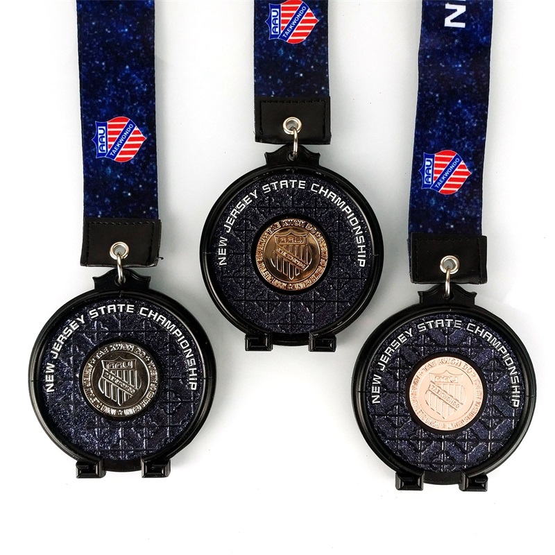 Thiết kế tay đua Huy chương thủy tinh kim loại Medal Trò chơi mùa đông 2022 Huy chương 2022