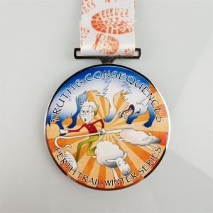 Die Cast Huy chương Màu sắc 3D Huy chương Men