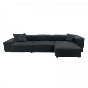 Sofa mặt cắt RS957 (Đen)