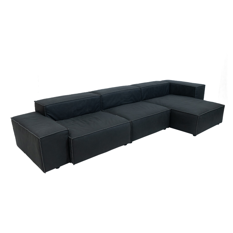 Sofa mặt cắt RS957 (Đen)