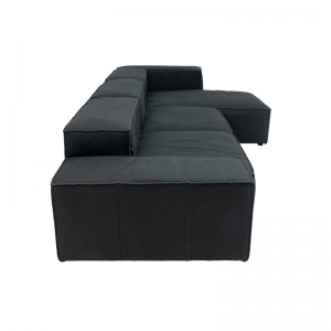 Sofa mặt cắt RS957 (Đen)