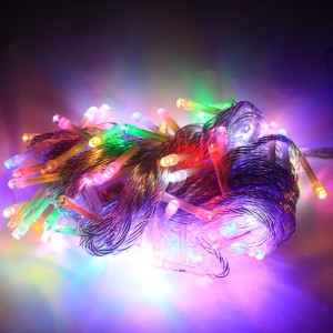 Kỳnghỉngoài trời Đèn chiếu sáng Giáng sinh Đồ trang trí tiệc cưới LED RGB Fairy String Light