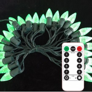 C9 Strawberry Đèn Giáng sinh đặt dây đèn Giáng sinh đầy màu sắc không thấmnướcngoài trời