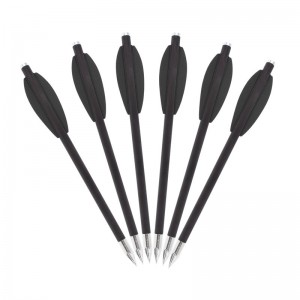 Elongarrow 119612-04 Bu lôngnỏ súng lục với 2pcs màu đen mũi tên màu đen