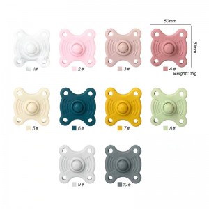Trẻ sơ sinh có thể thu gọn Trẻ sơ sinh Silicone Pacifier BPA miễn phí
